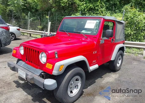 2004 Jeep Wrangler X from USA, damaged, VIN 1J4FA39S44P713293